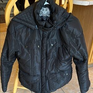 Women’s Esprit Black Quilted Jacket with Hood